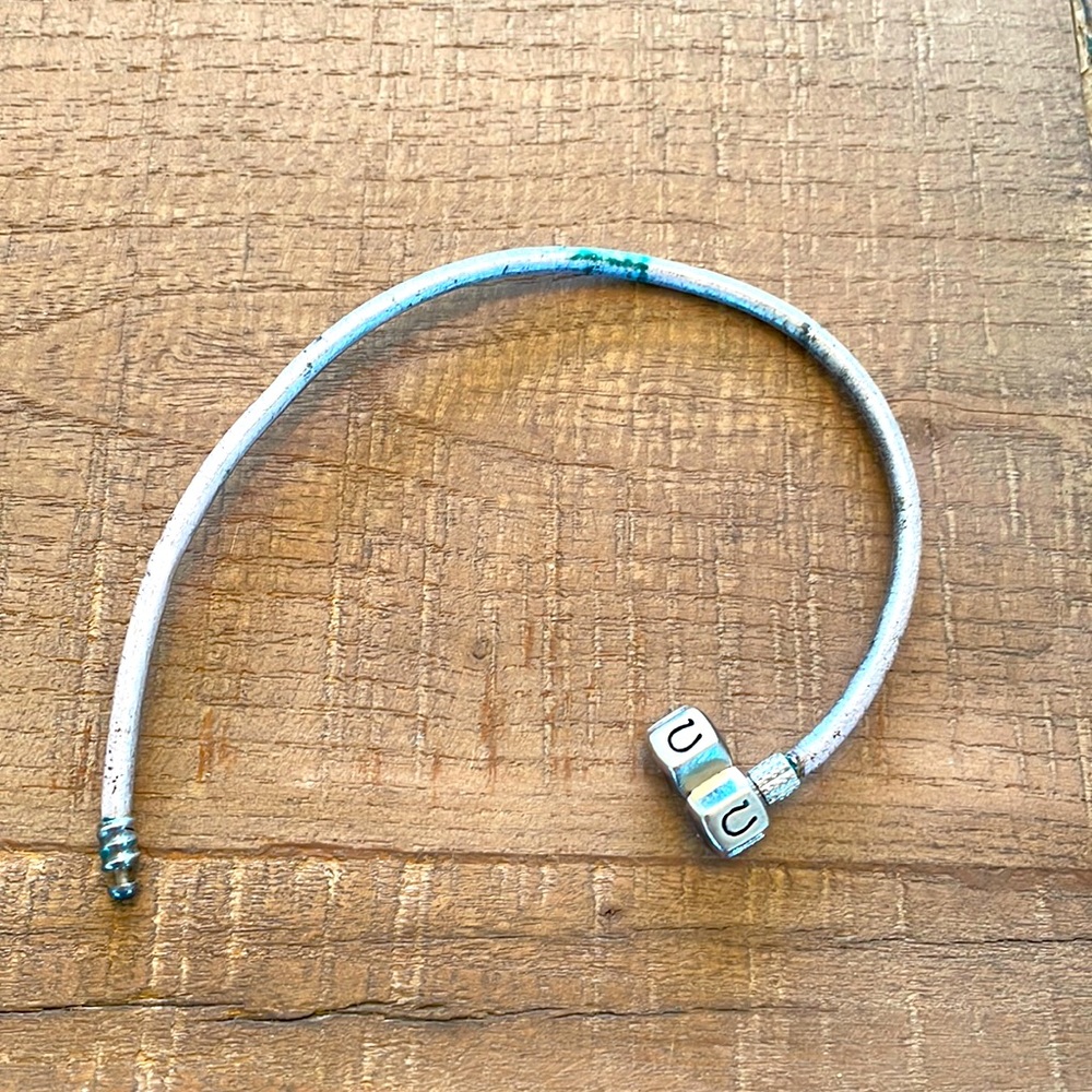 Chamilia pink leather bracelet
